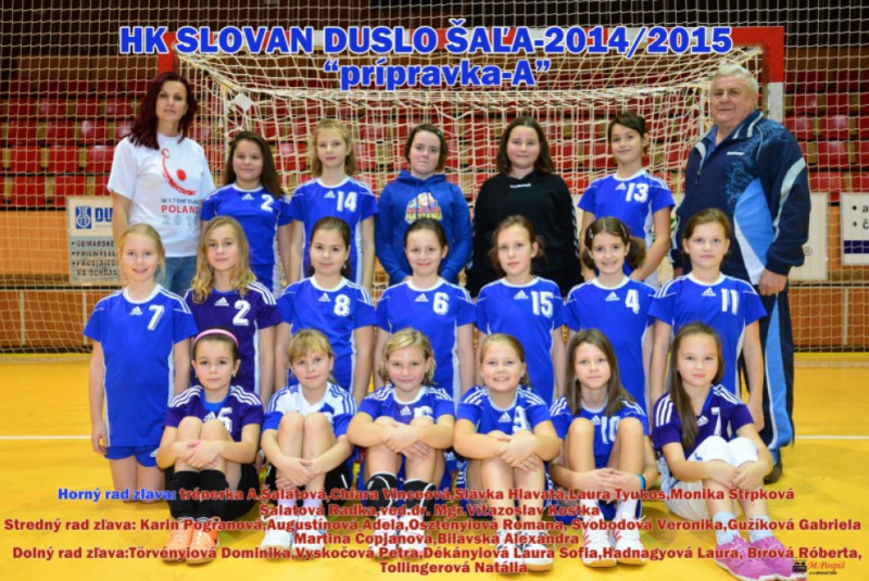 Prípravka Šaľa "A" 2014/2015